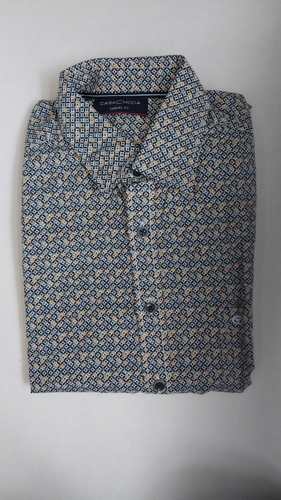CasaModa overhemd - Maat M 39/40, Blauw, Zo goed als nieuw, Casa Moda, Halswijdte 39/40 (M)