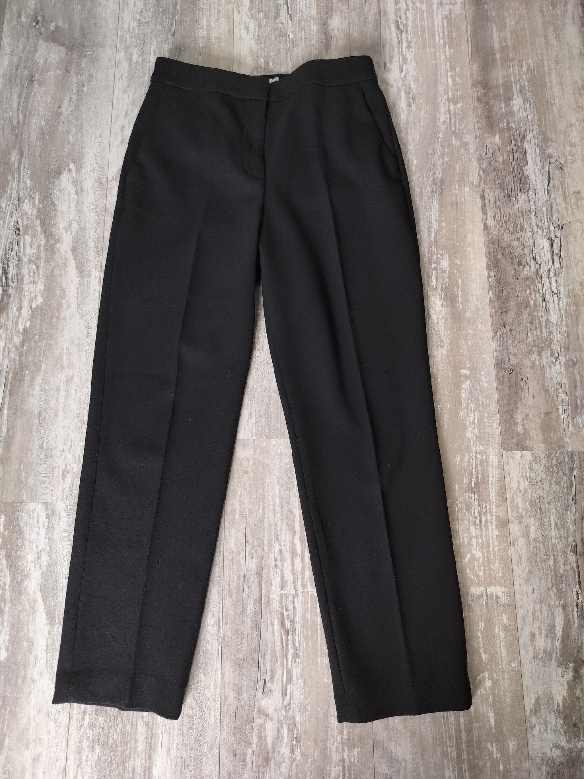 H&M zwarte broek maat 36, Ophalen of Verzenden, Zo goed als nieuw, Zwart, Lang