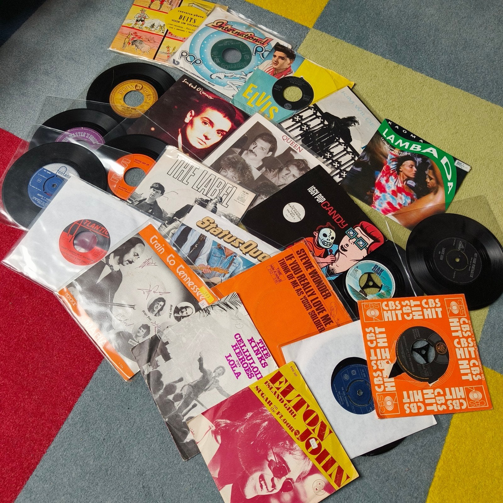 Grote verzameling singles (45 toeren vinyl) - Diverse, Cd's en Dvd's, Vinyl Singles, Gebruikt, 7 inch, Ophalen of Verzenden, Complilatie