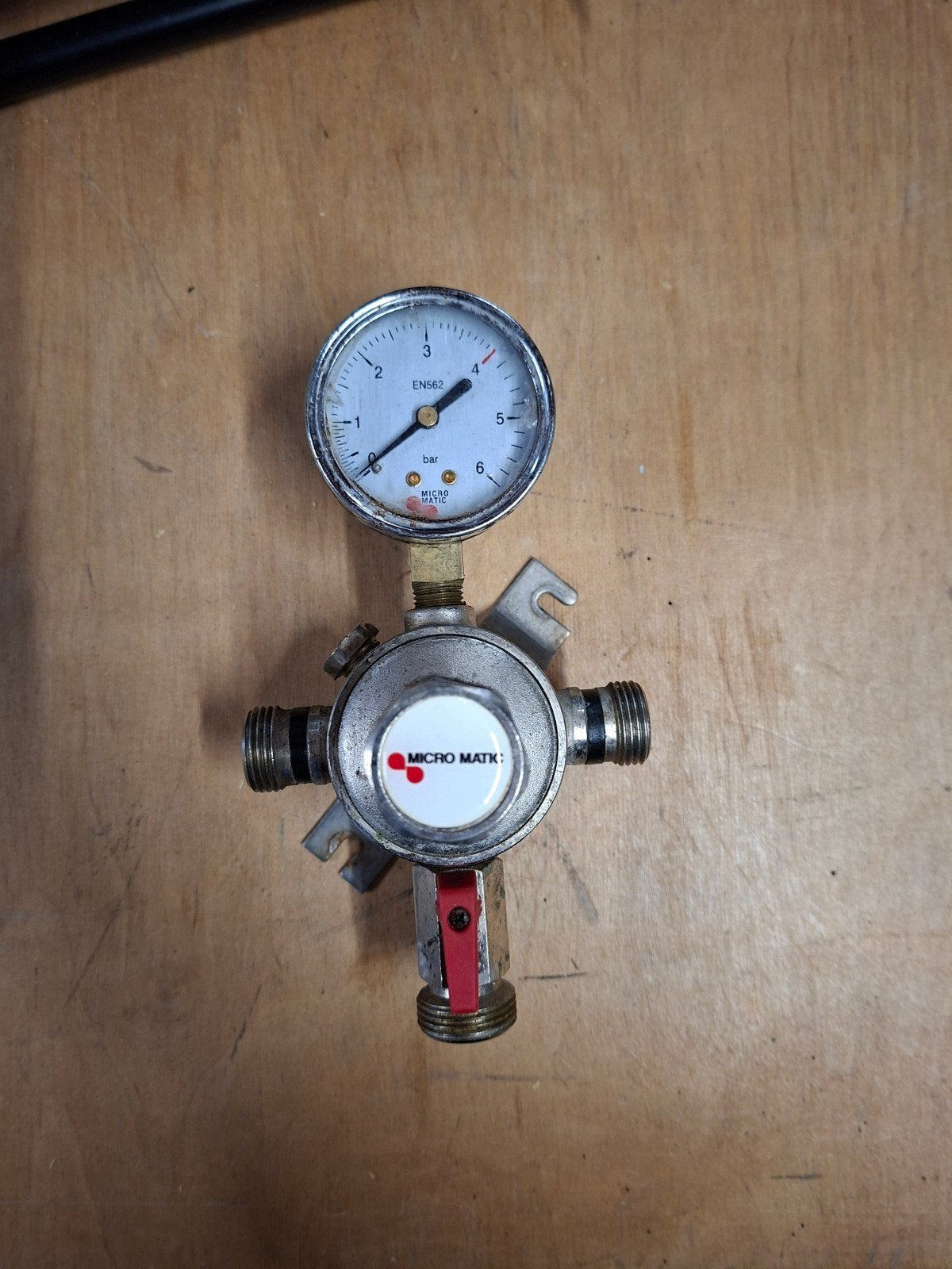 Koolzuur reduceerventiel voor biertap - Micro Matic, Ophalen of Verzenden, Gebruikt