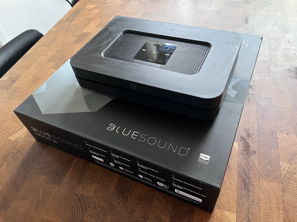 Bluesound Node 2i - digital streamer, Ophalen, Gebruikt, USB 2, Zonder harde schijf