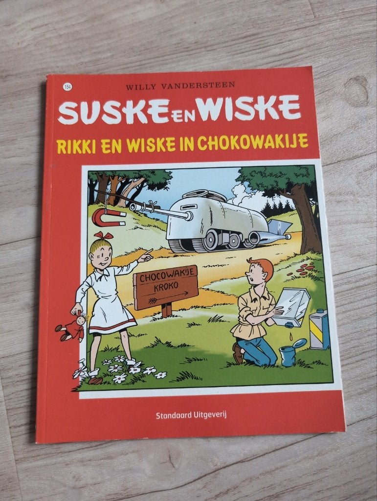Suske en Wiske – 154. Rikki en Wiske in Chokowakije, Eén stripboek, Ophalen of Verzenden, Zo goed als nieuw