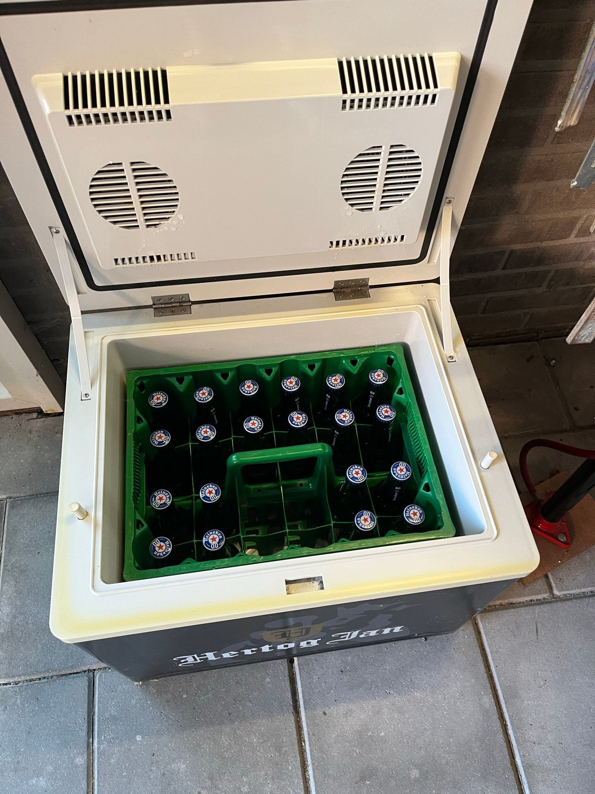Hertog Jan Koelbox - Perfect voor feesten en evenementen!, Ophalen, Gebruikt, Koelbox, Elektrisch