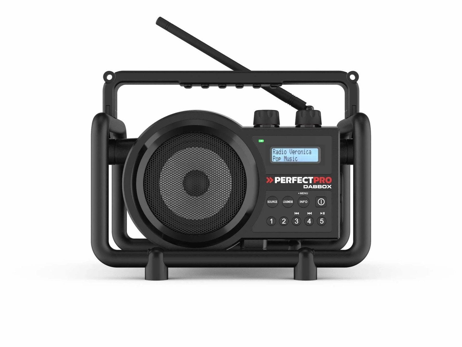 PerfectPro DABBOX Bouwradio - Robuust en Draagbaar, Ophalen, Nieuw, Bouwradio