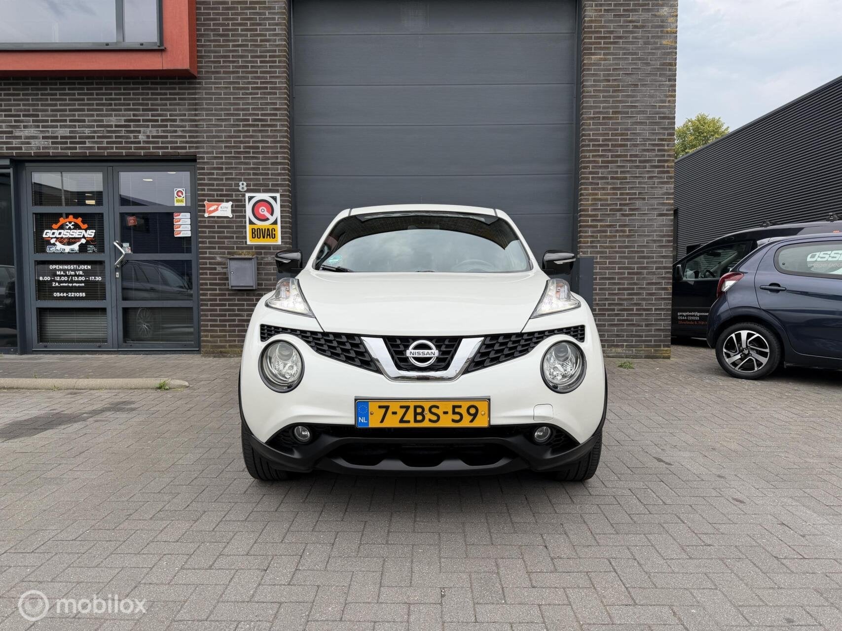 Nissan Juke 1.2 DIG-T S/S Tekna, Auto's, Nissan, Voorwielaandrijving, 116 pk, Wit, Bedrijf