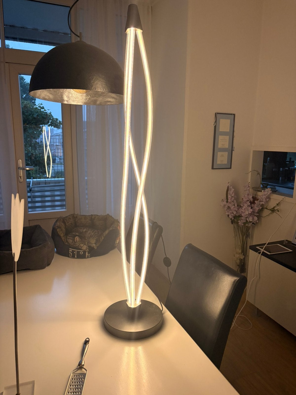 Ledvance Osram Decor Swirl vloerlamp led dimtouch