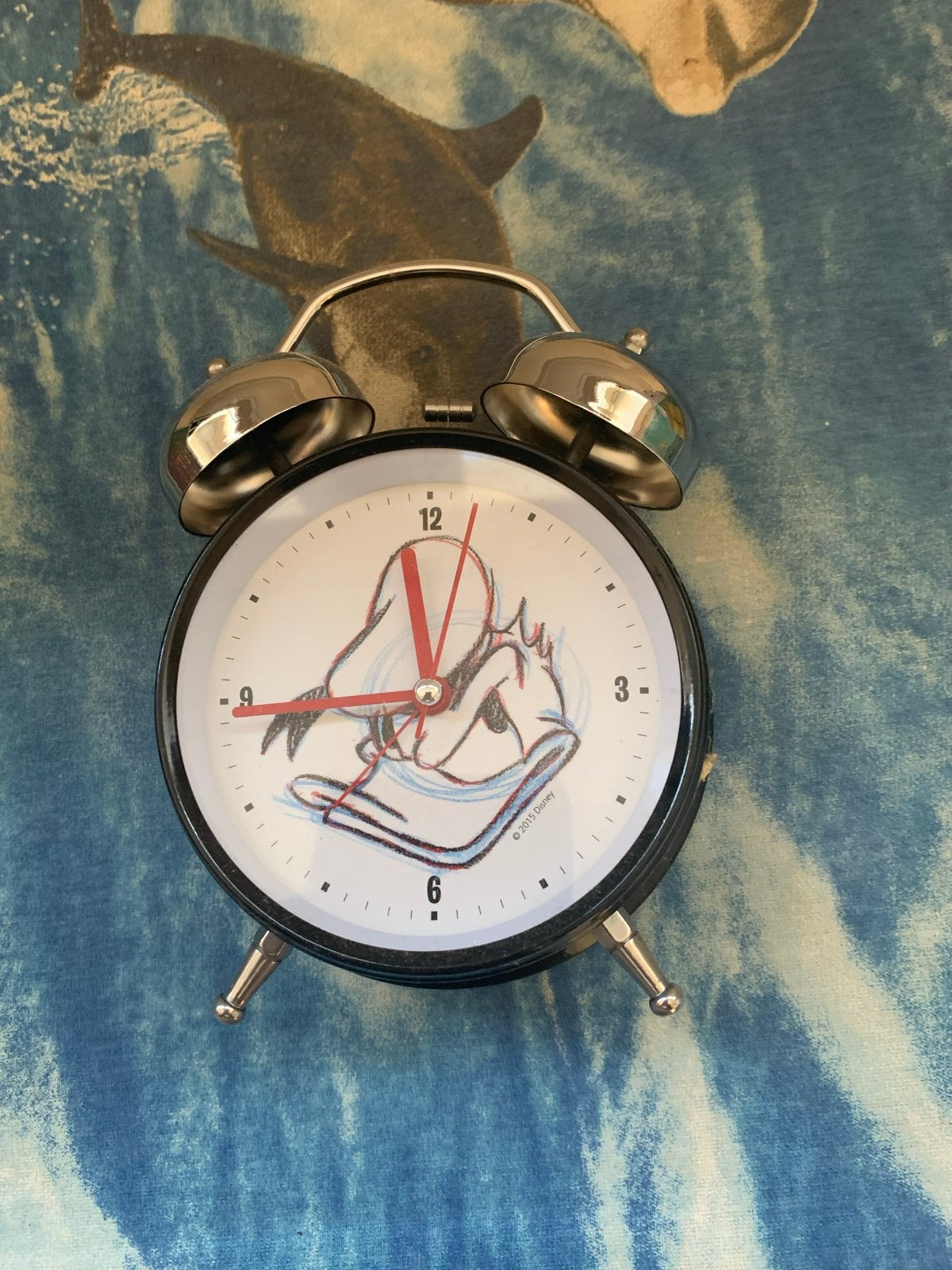 Donald Duck Wekker - Disney Collectie, Analoog, Werkt op batterijen, Ophalen of Verzenden, Zo goed als nieuw