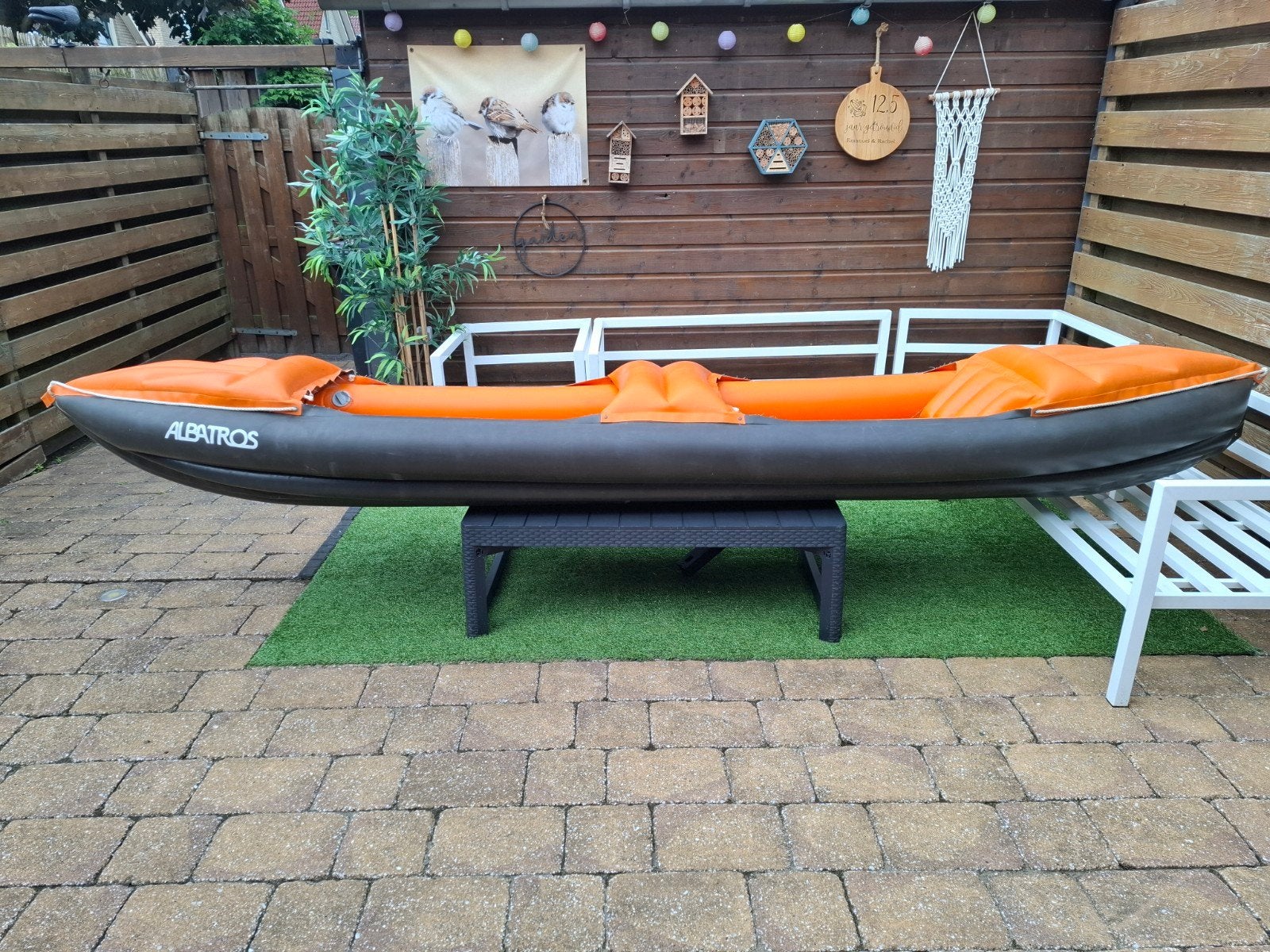 Gumotex Albatros(Helios 2) opblaasbare zeekano met roer-kit, Watersport en Boten, Ophalen, 1-persoons