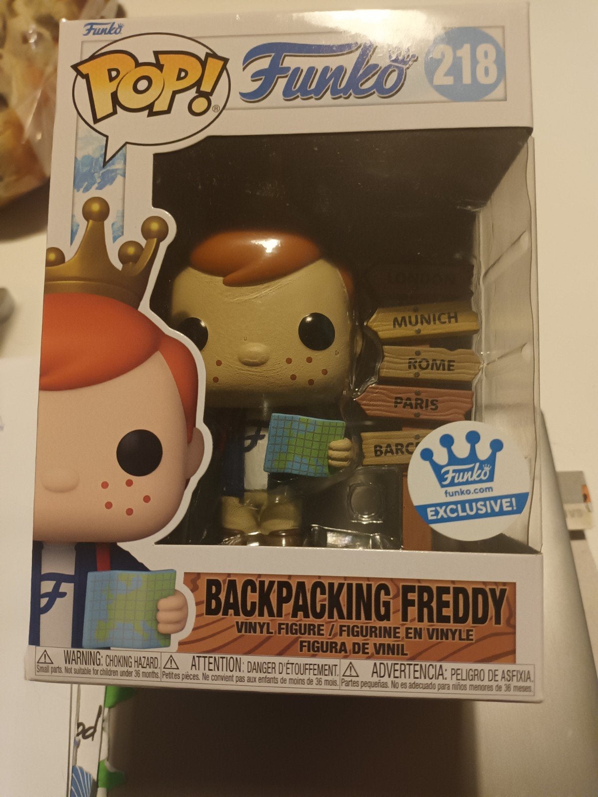 Funko Pop! 218 Backpacking Freddy Funko Exclusive, Ophalen of Verzenden, Nieuw