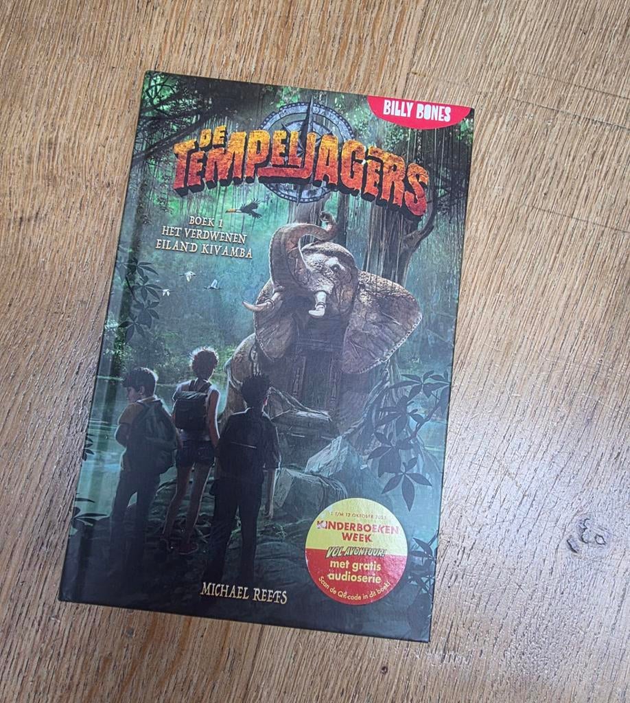 De Tempeljagers: Het Verdwenen Eiland Kivamba, Boeken, Kinderboeken | Jeugd | onder 10 jaar, Zo goed als nieuw, Fictie algemeen