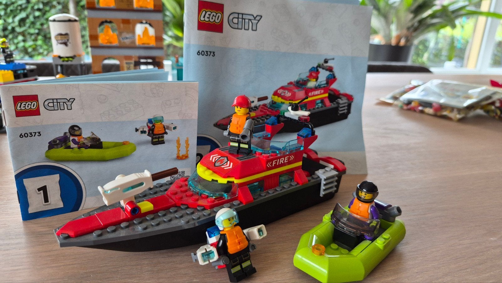 Lego city Brandweerboot - 60373, Ophalen of Verzenden, Zo goed als nieuw