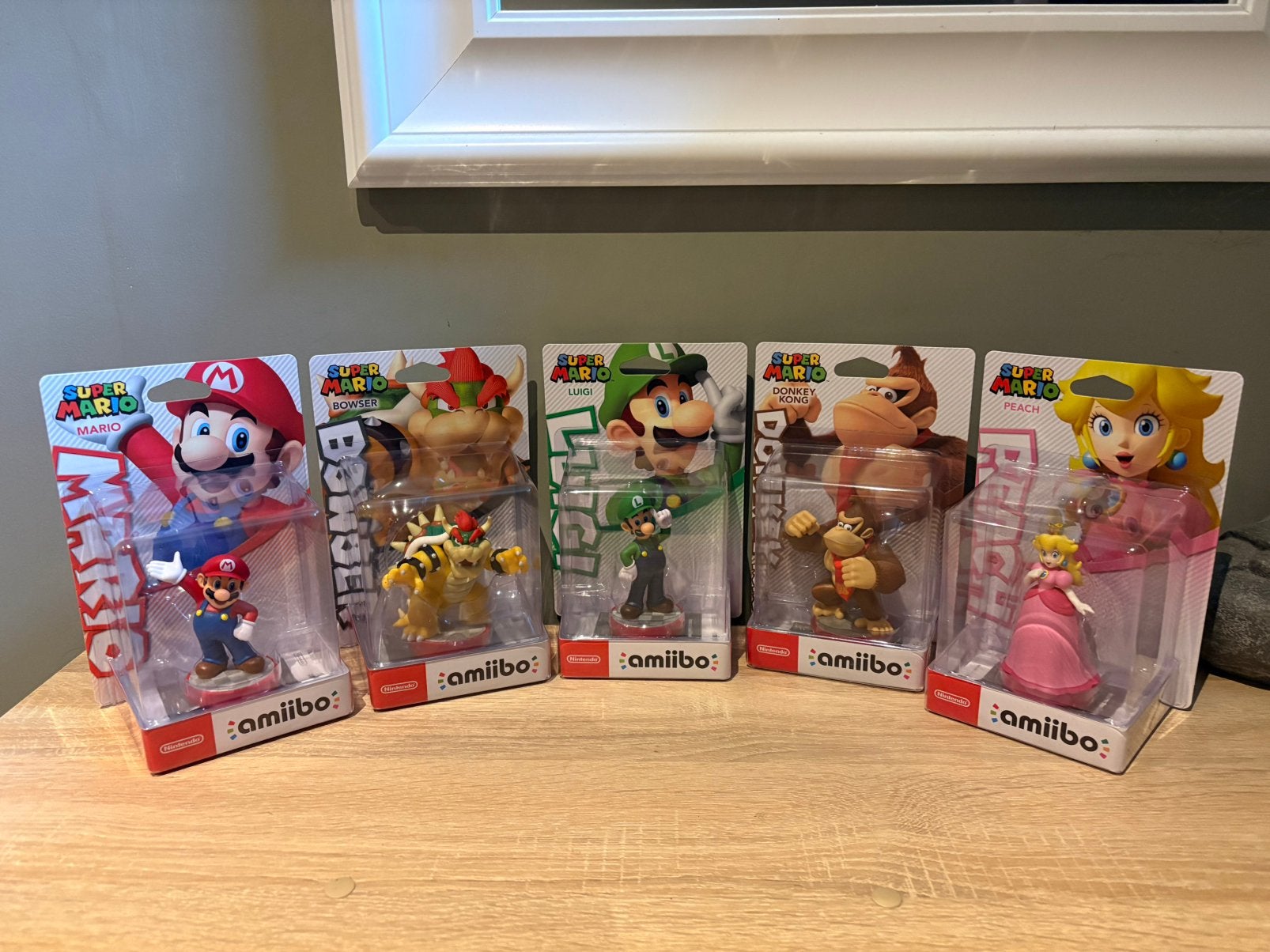 5 boxed Super Mario Collection Amiibos, Ophalen of Verzenden, Nieuw