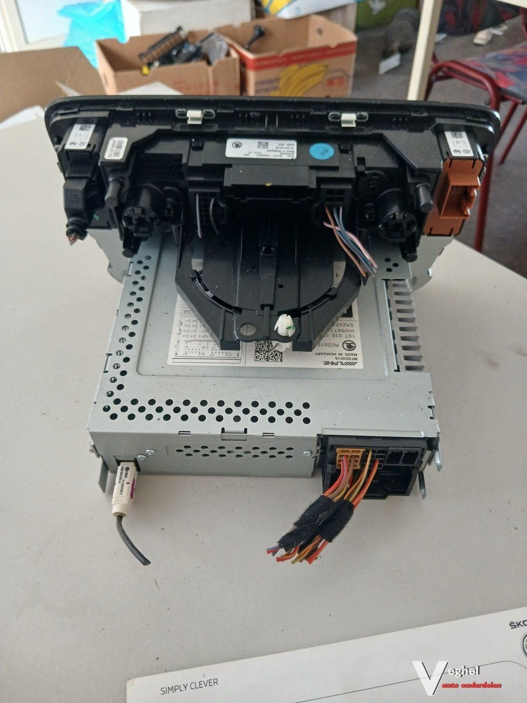 Skoda Citigo 1.0B 5drs Radio cd speler met boekje '13, Gebruikt, -, -, Ophalen of Verzenden