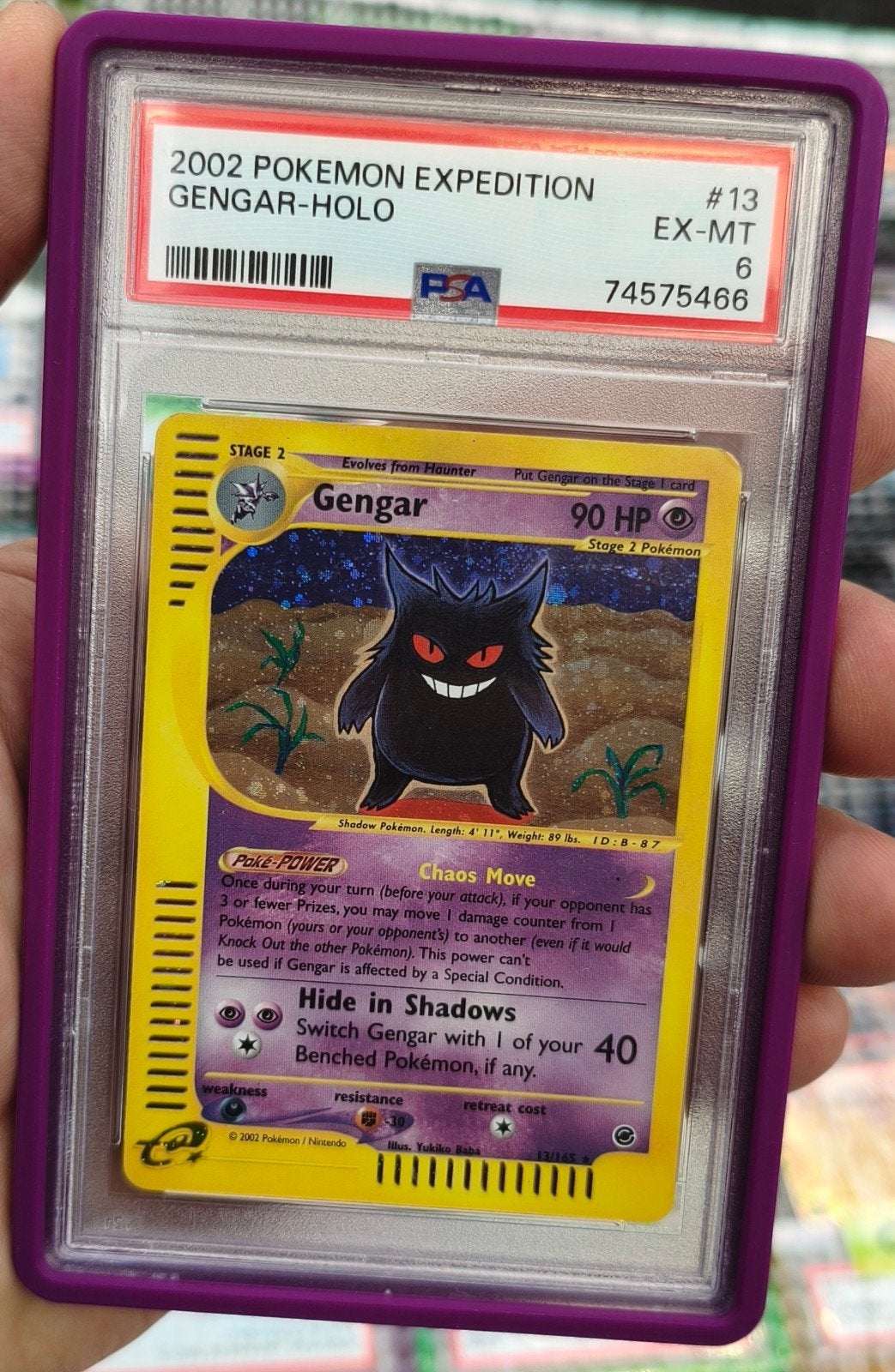 Gengar PSA 6 Pokémon, Ophalen, Zo goed als nieuw