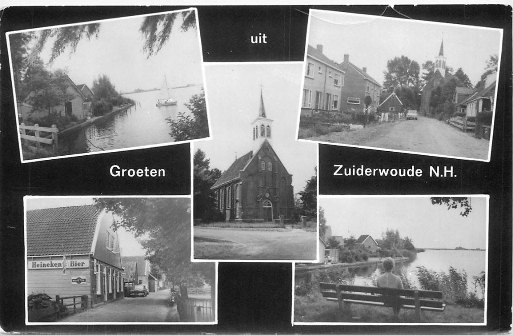 378-280-047 Zuiderwoude NH Groeten uit, Verzenden, Voor 1920, Noord-Holland