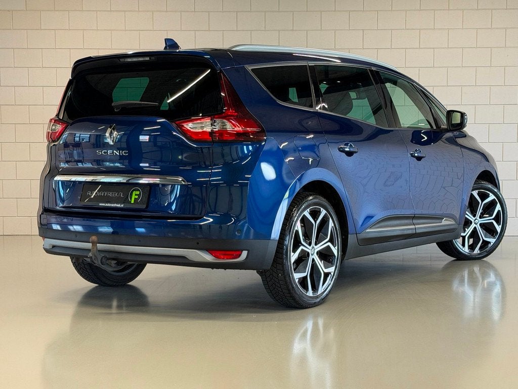 Renault Grand Scénic 1.3 TCe Intens 7-Pers. | PANO | TREKHA, Auto's, Renault, 4 cilinders, Blauw, Bedrijf, Geïmporteerd