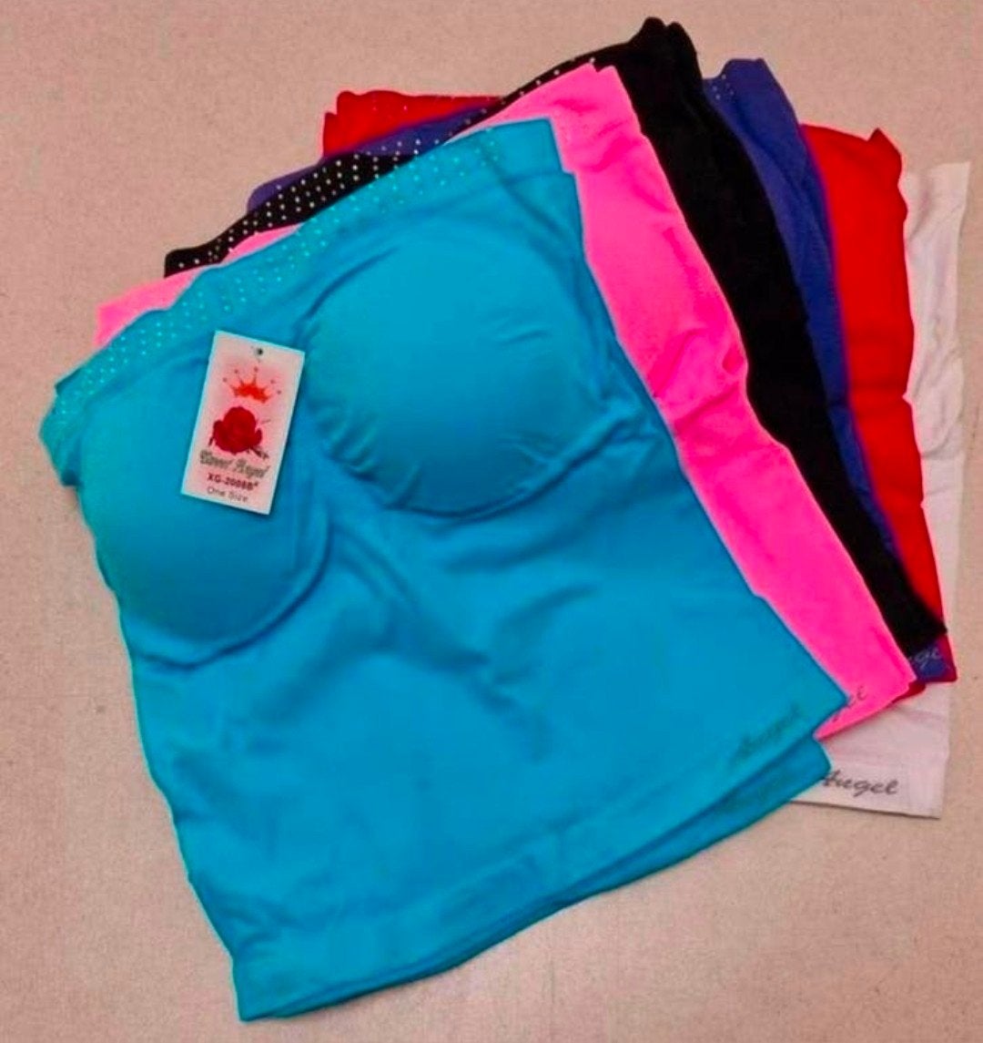 Partij bh top met vulling en strassteentjes 60 stuks € 0,80, Kleding | Dames, Ondergoed en Lingerie, Ophalen of Verzenden, ., .