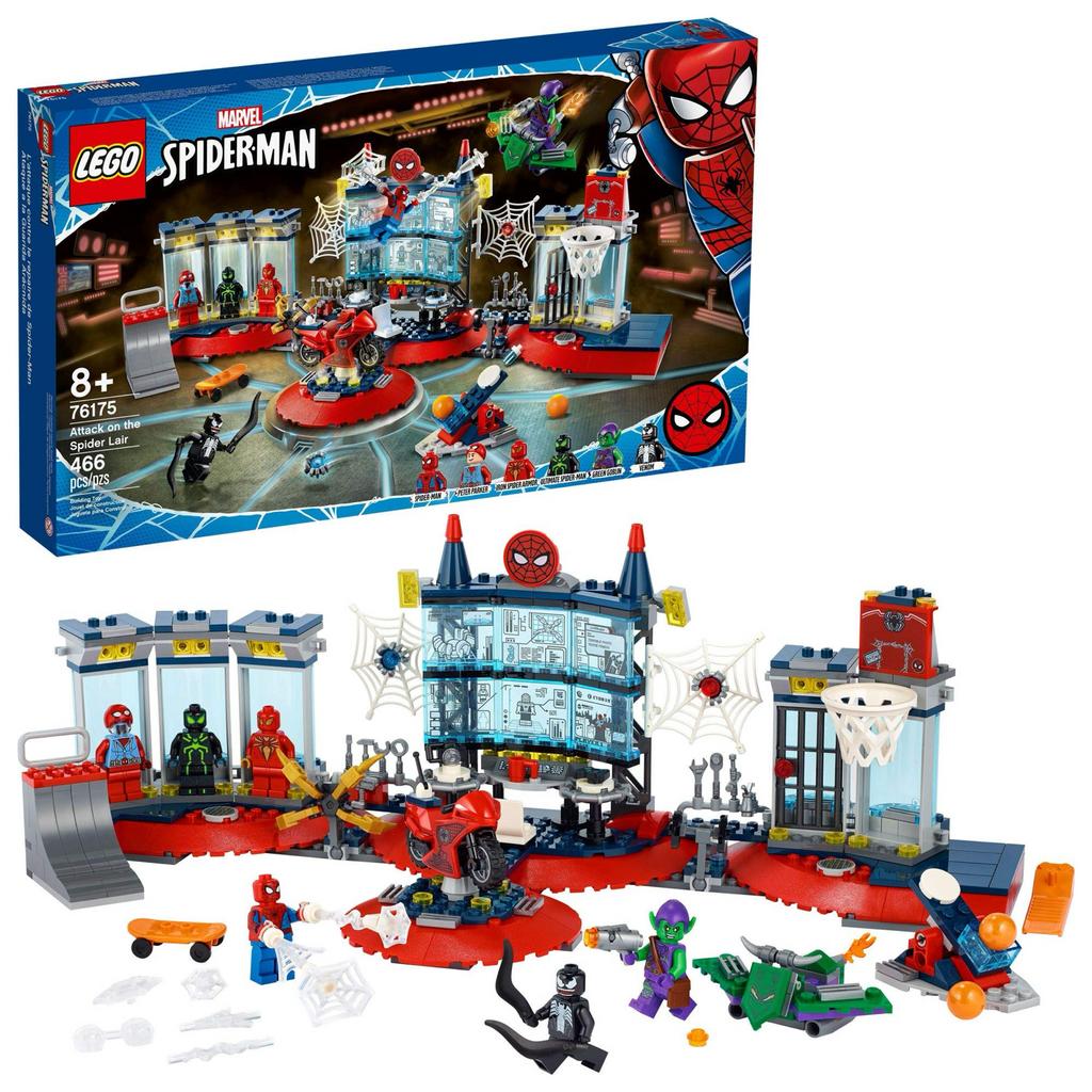 LEGO Spider-Man: Aanval op het Spider-Lair (76175), Ophalen, Zo goed als nieuw, Jongen of Meisje