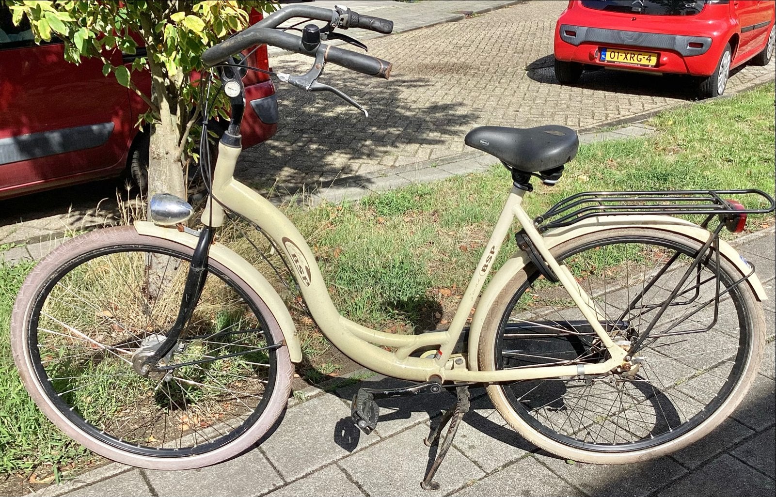 BSP SEINE CLASSIC DAMESFIETS ( MOEDERFIETS ) MET LAGE INSTAP, Gebruikt, Versnellingen, 0 zitjes, Ophalen