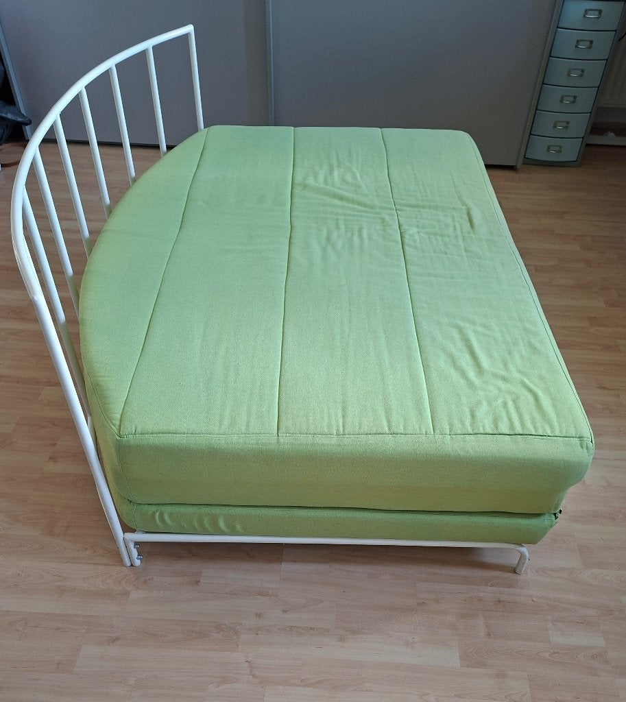 Slaapbank, Ophalen, Gebruikt, Twijfelaar, Groen