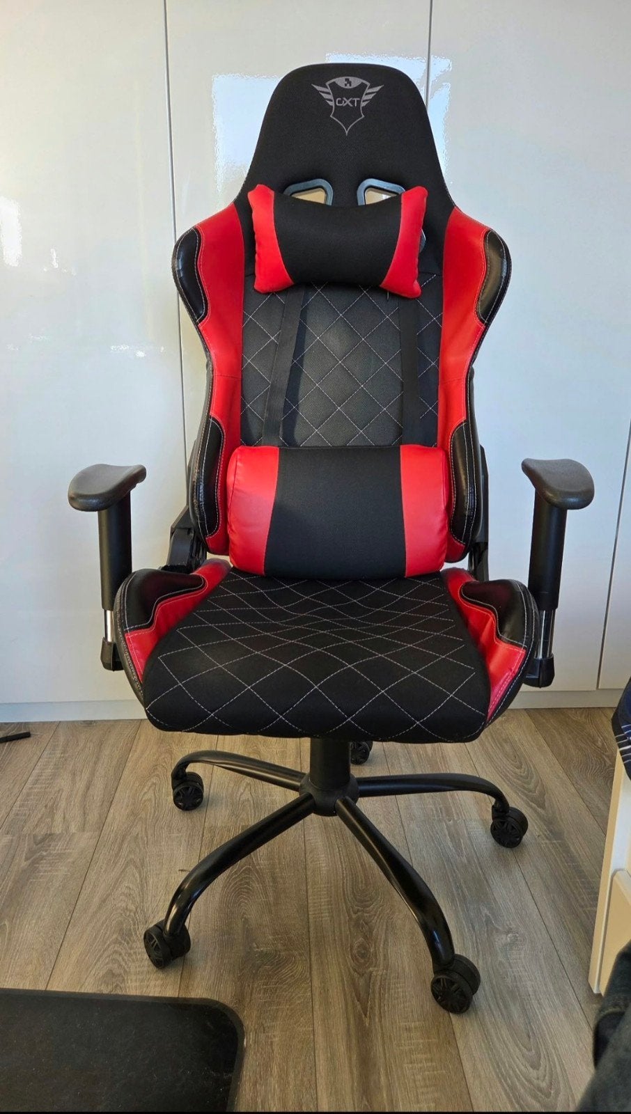 Gamestoel GXT Game stoel Bureau stoel., Ophalen, Gebruikt, Zwart, Gaming bureaustoel