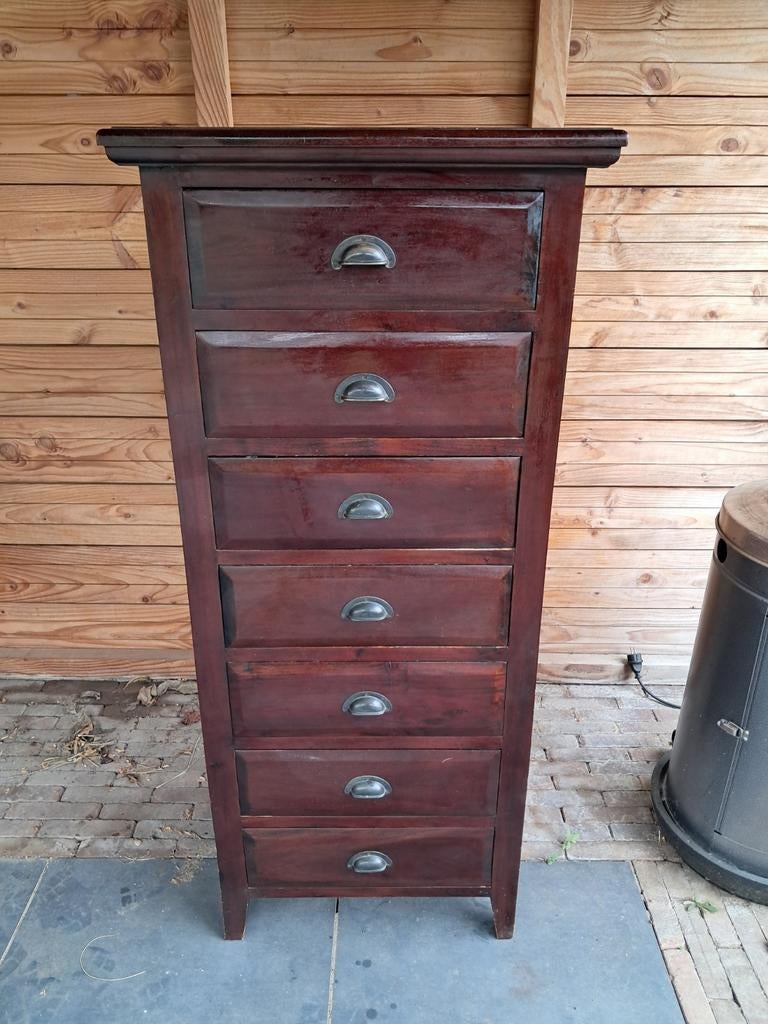 Vintage ladekastje, Huis en Inrichting, Kasten | Ladekasten, Ophalen, 50 tot 100 cm, 3 of 4 laden, Minder dan 100 cm