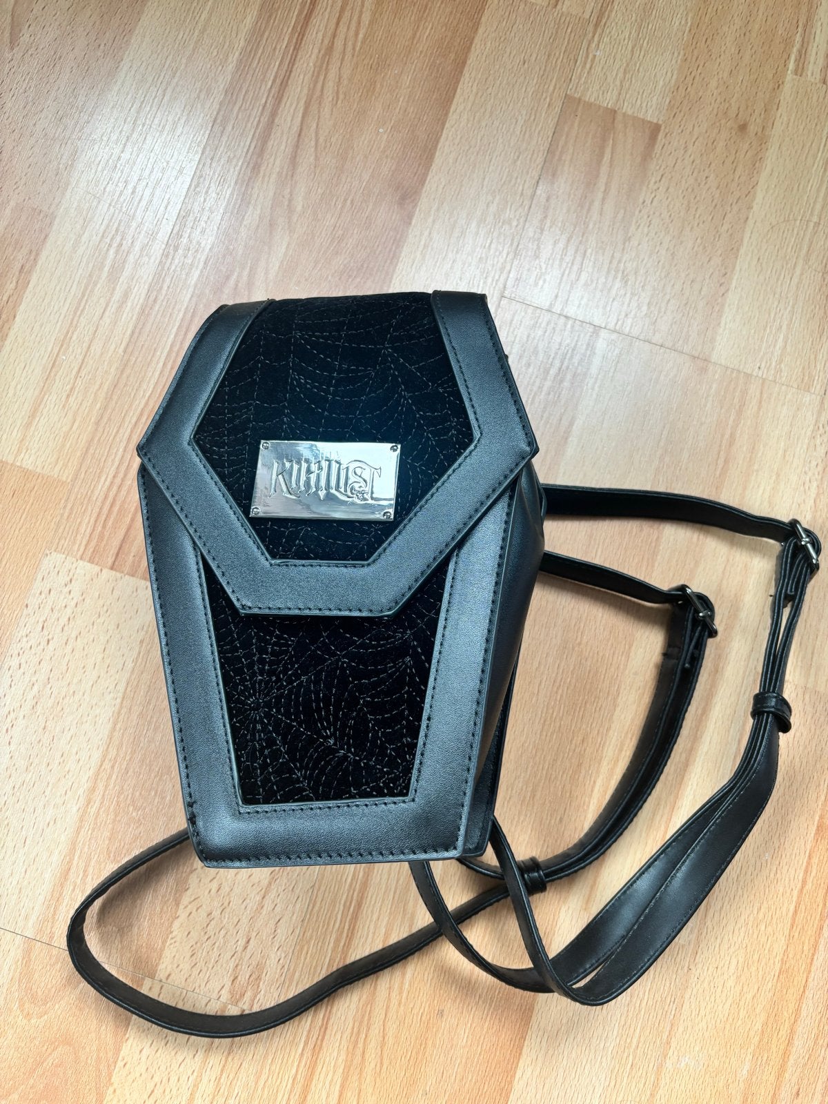 Killstar Coffin Bag - Gothic Schoudertasje, Ophalen of Verzenden, Nieuw, Zwart, Avondtasje