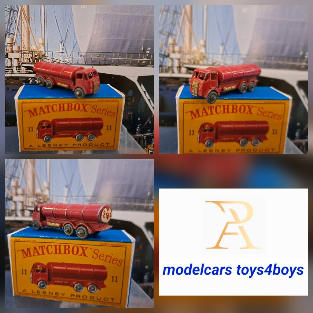 Matchbox Lesney no 11 Erf Esso Patrol Tanker 1955  1/64, Verzenden, Gebruikt, Auto