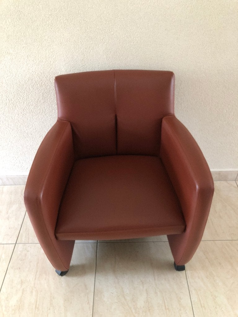 2 Leolux Kilenge stoelen, als nieuw, geen schade of slijtage, Ophalen, Zo goed als nieuw, Leer, Twee