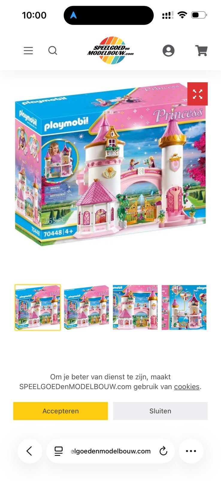 Playmobil prinsessen kasteel met uitbreidingen, Kinderen en Baby's, Speelgoed | Playmobil, Complete set, Ophalen of Verzenden