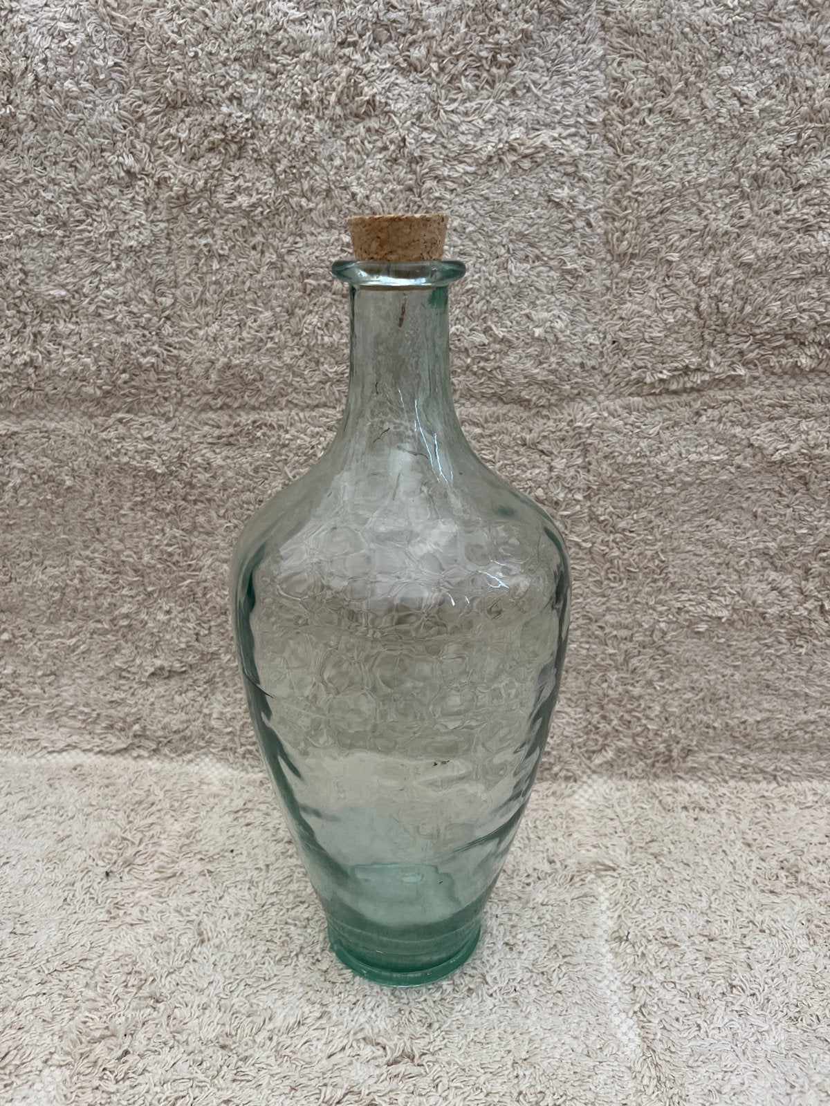 Decoratieve glazen fles met kurk - Vintage look, Ophalen