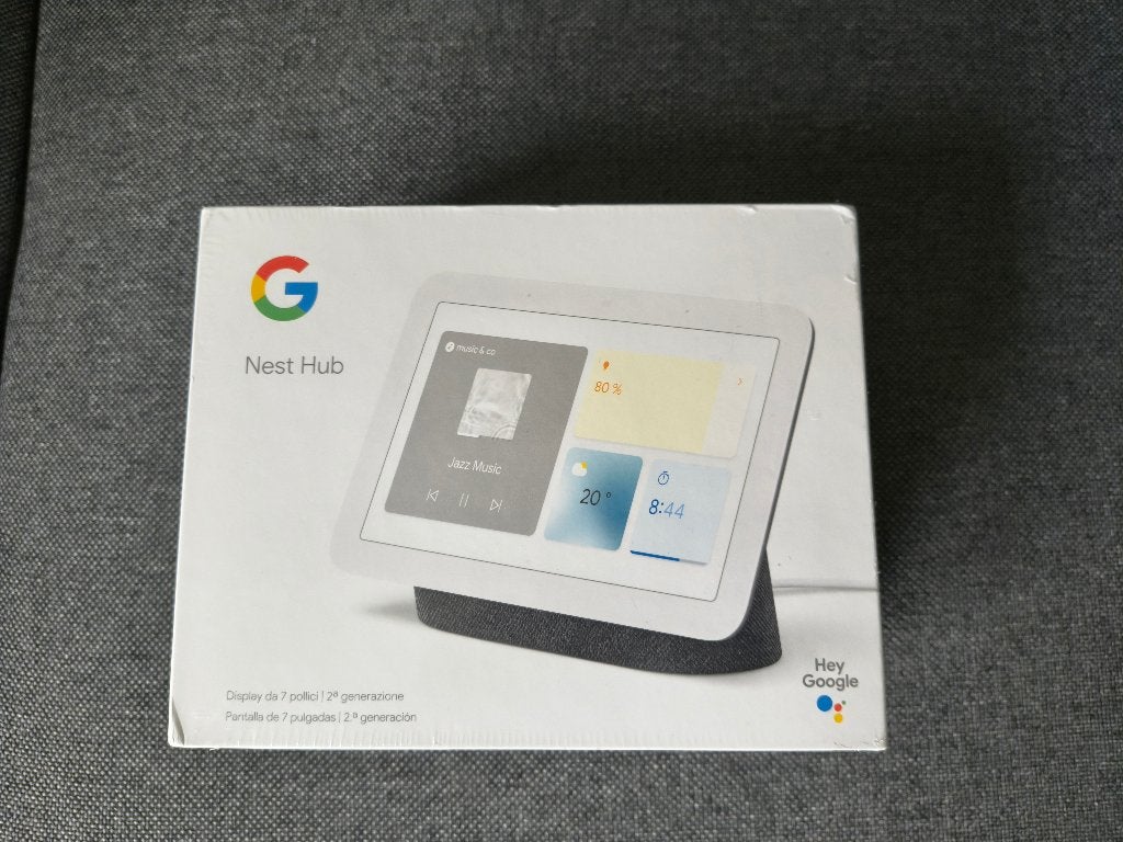 Google Nest Hub 2 Smart Speaker Slimme Assistant nieuw, Audio, Tv en Foto, Mediaspelers, Ophalen of Verzenden, Nieuw, Zonder harde schijf