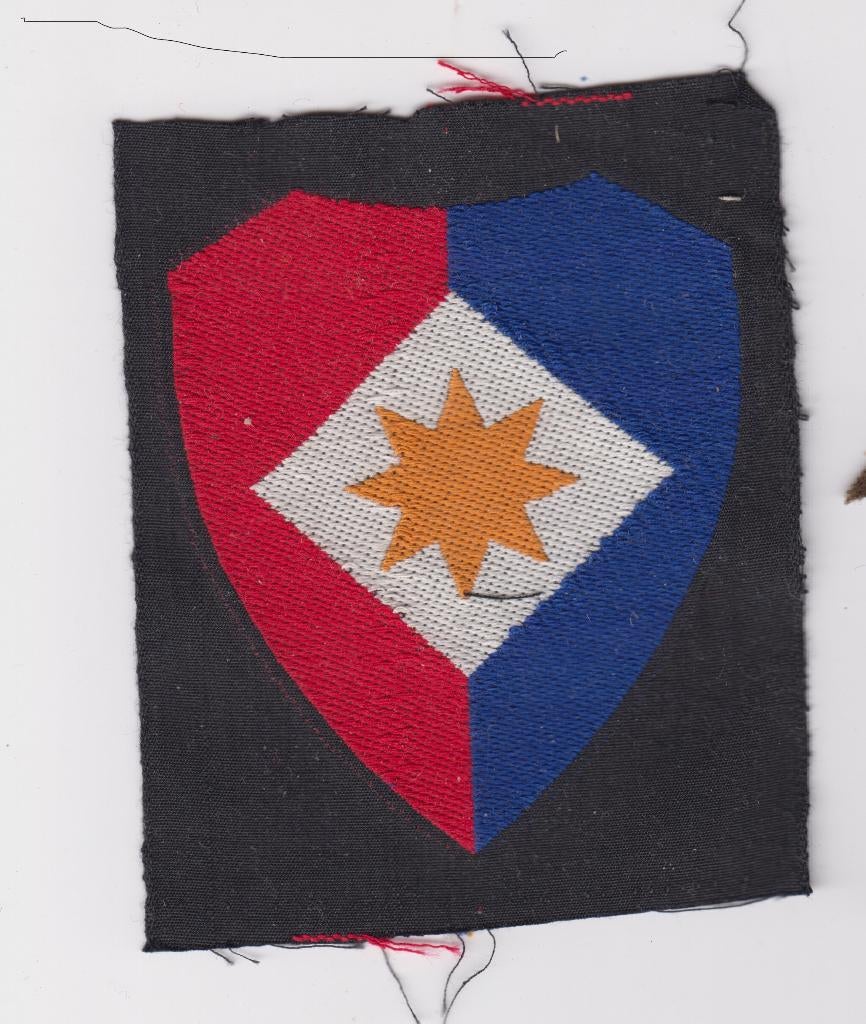 mouwembleem 1e Legerkorps voor KMar uniform, Verzamelen, Ophalen of Verzenden, Landmacht, Nederland, Kleding of Schoenen