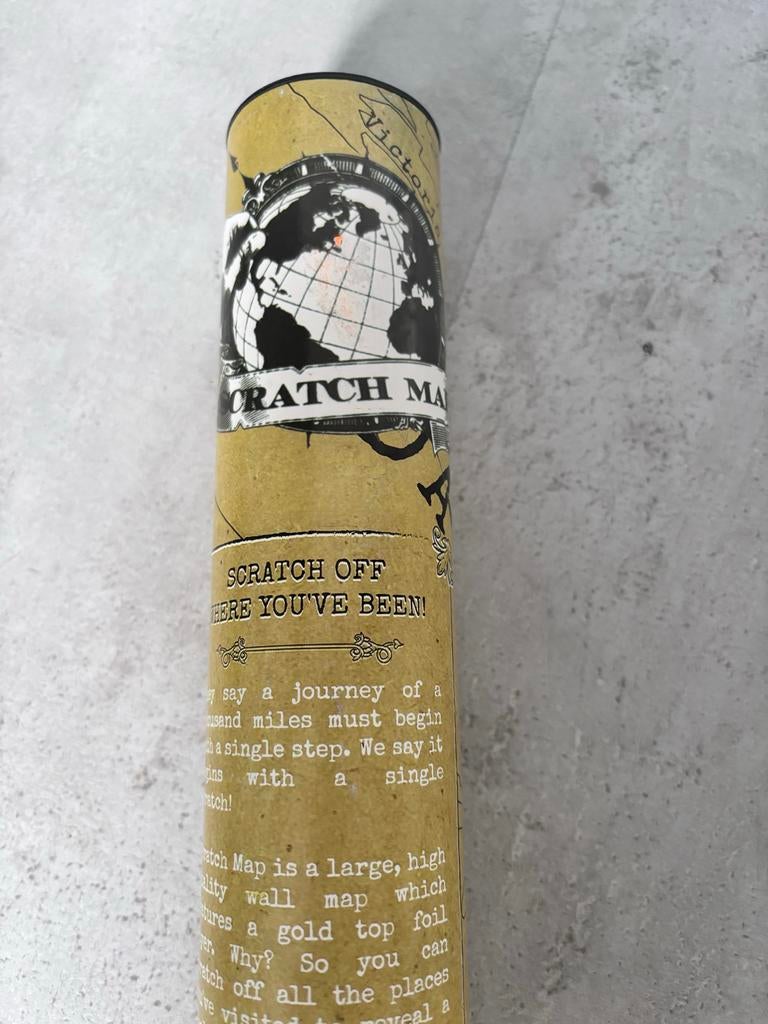 Scratch Map - kras wereldkaart NIEUW, Boeken, Reisgidsen, Nieuw, Reisgids of -boek, Europa, Overige merken, Ophalen of Verzenden