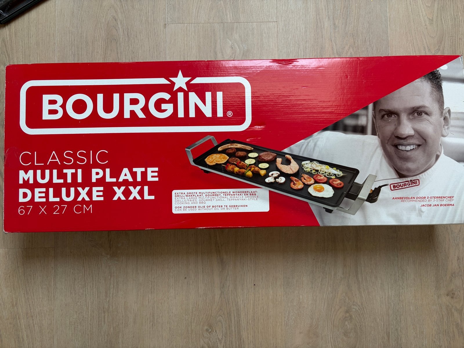 Bourgini Classic Multi Plate Deluxe XXL Grillplaat, Ophalen of Verzenden, Zo goed als nieuw