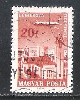 Hongarije; 2280 Luchtpost, Verzenden, Gestempeld