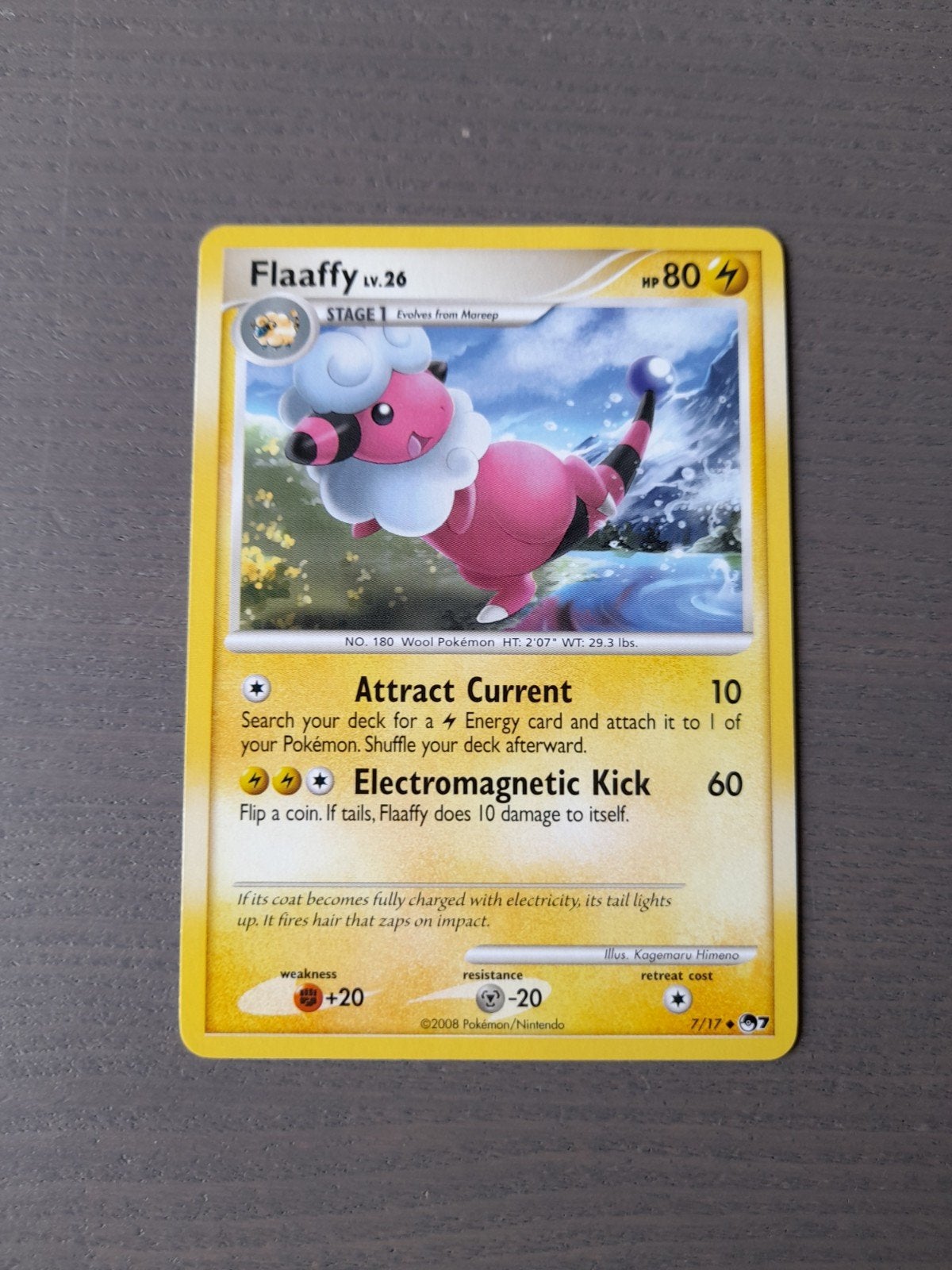 Pop series 7 7/17 flaaffy, Ophalen of Verzenden, Gebruikt, Losse kaart