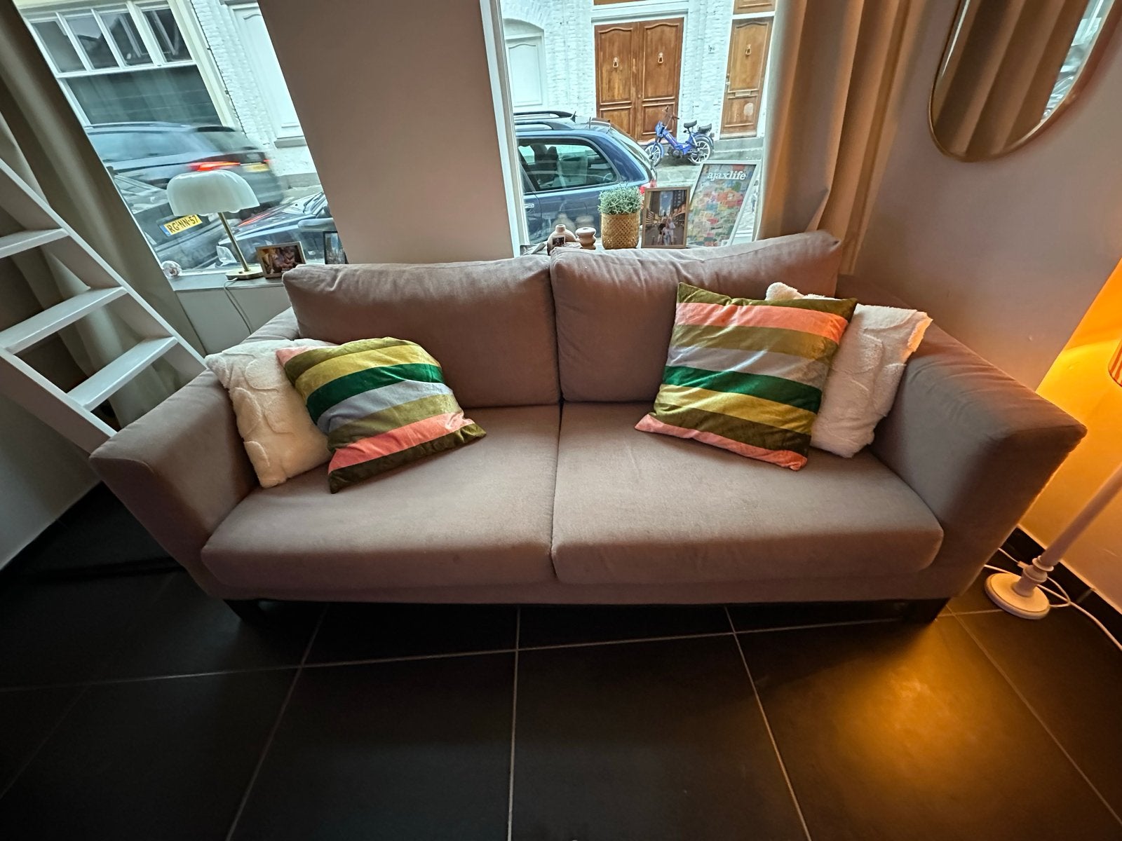 Comfortabele 2-zitsbank - 200 cm breed, gratis af te halen!, Huis en Inrichting, Banken | Bankstellen, Ophalen, Gebruikt, 150 tot 200 cm