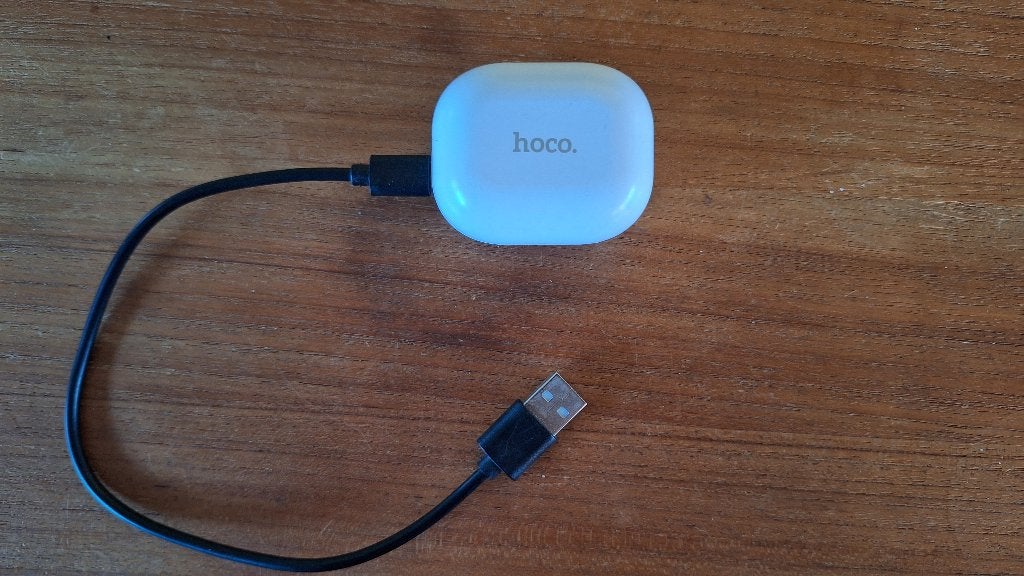 Hoco bluetooth oortjes, Audio, Tv en Foto, Koptelefoons, In-ear, Draadloos, Zo goed als nieuw, Wit