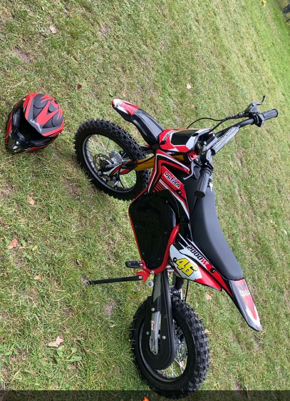Elektrische crossmotor, Fietsen en Brommers, Minibikes, Midibikes en Pitbikes, Ophalen, Zo goed als nieuw, Overige typen