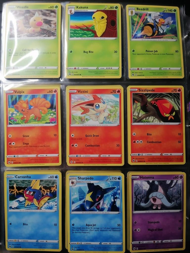 Champion’s Path - Commons & Uncommons - Pokémon, Ophalen of Verzenden, Meerdere kaarten