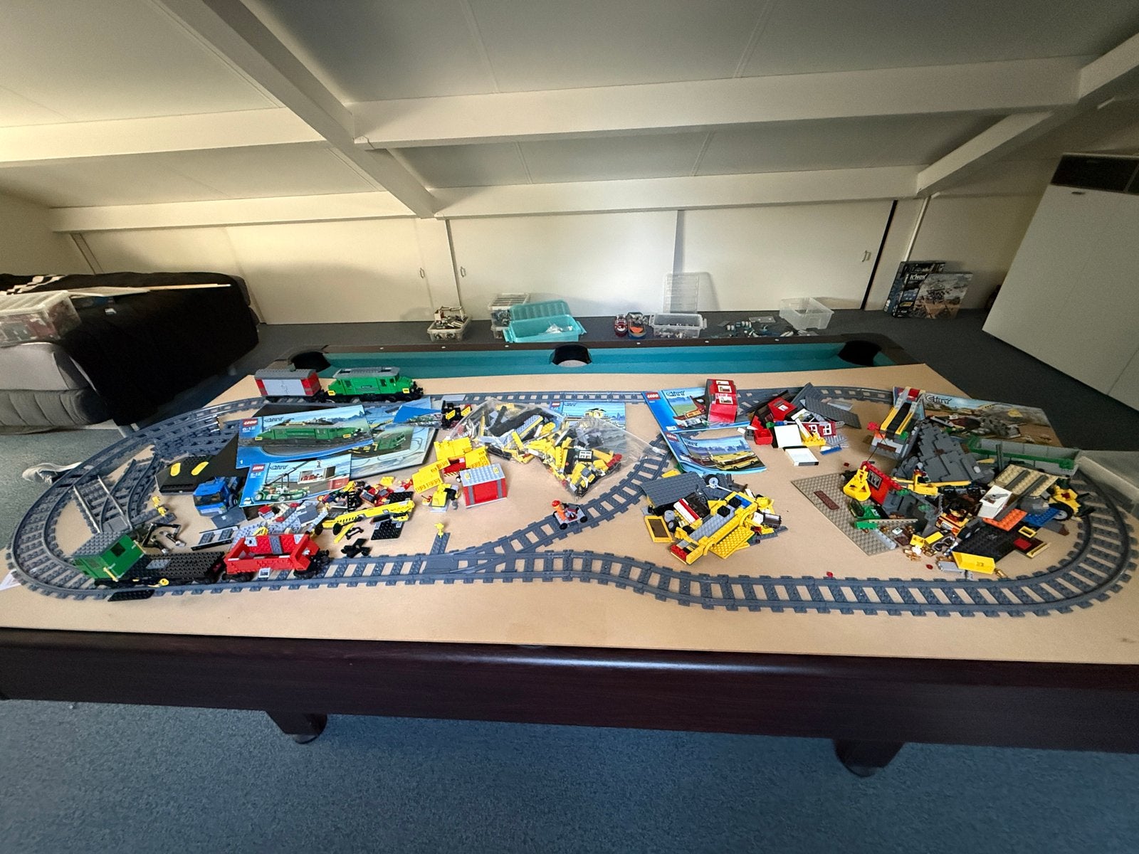Grote collectie LEGO City treinen en bouwsets, Kinderen en Baby's, Ophalen, Lego, Complete set, Inclusief instructies