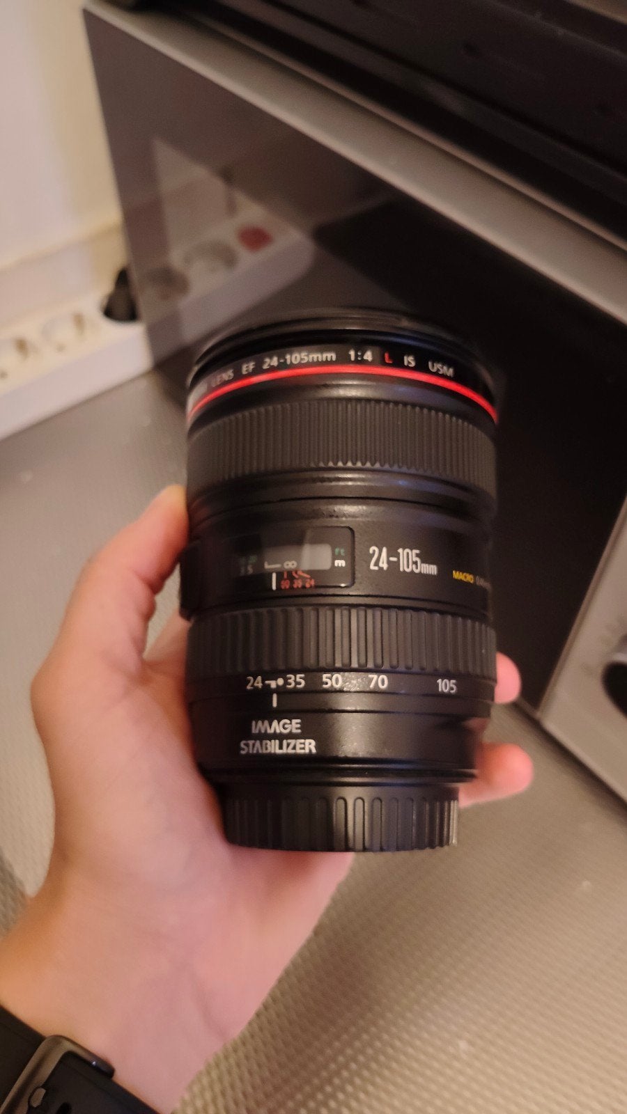 Canon EF 24-105mm f/4 L IS USM lens, Audio, Tv en Foto, Fotografie | Lenzen en Objectieven, Canon, Ophalen of Verzenden, Standaardlens