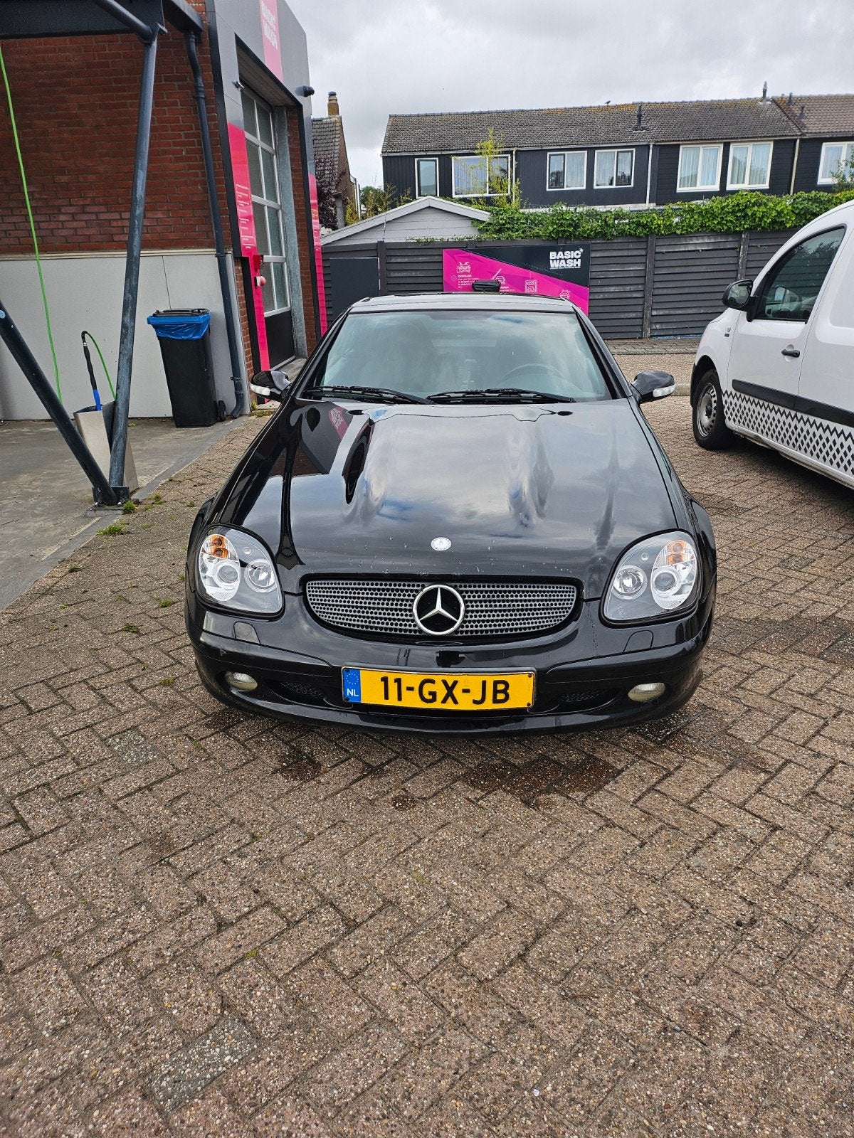 Mercedes-Benz SLK 3.2 Slk320 Roadster AUT 2001 Zwart, Zwart, Cabriolet, Zwart, Dealer onderhouden