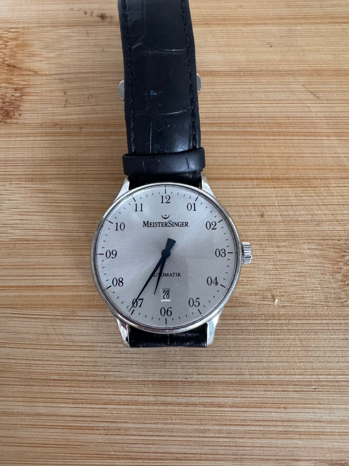 MeisterSinger Pangaea 2Z Automatik, Ophalen, Staal, Polshorloge, Overige merken