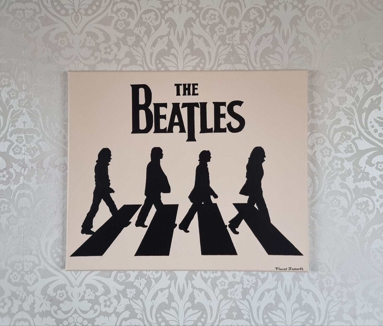 The Beatles Abbey Road pop art schilderij, Ophalen of Verzenden