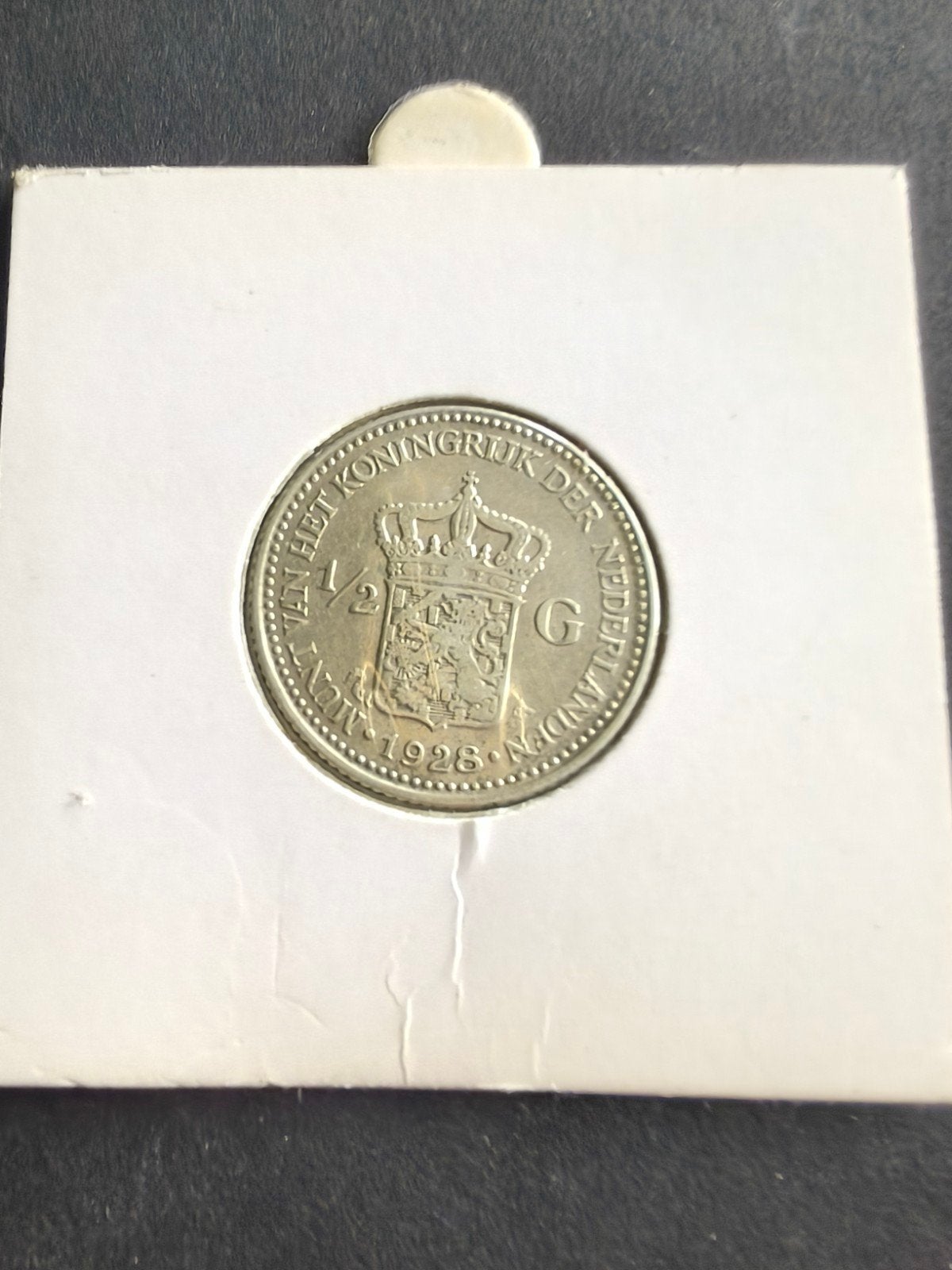 halve gulden 1928, Ophalen, ½ gulden, Zilver, Koningin Wilhelmina