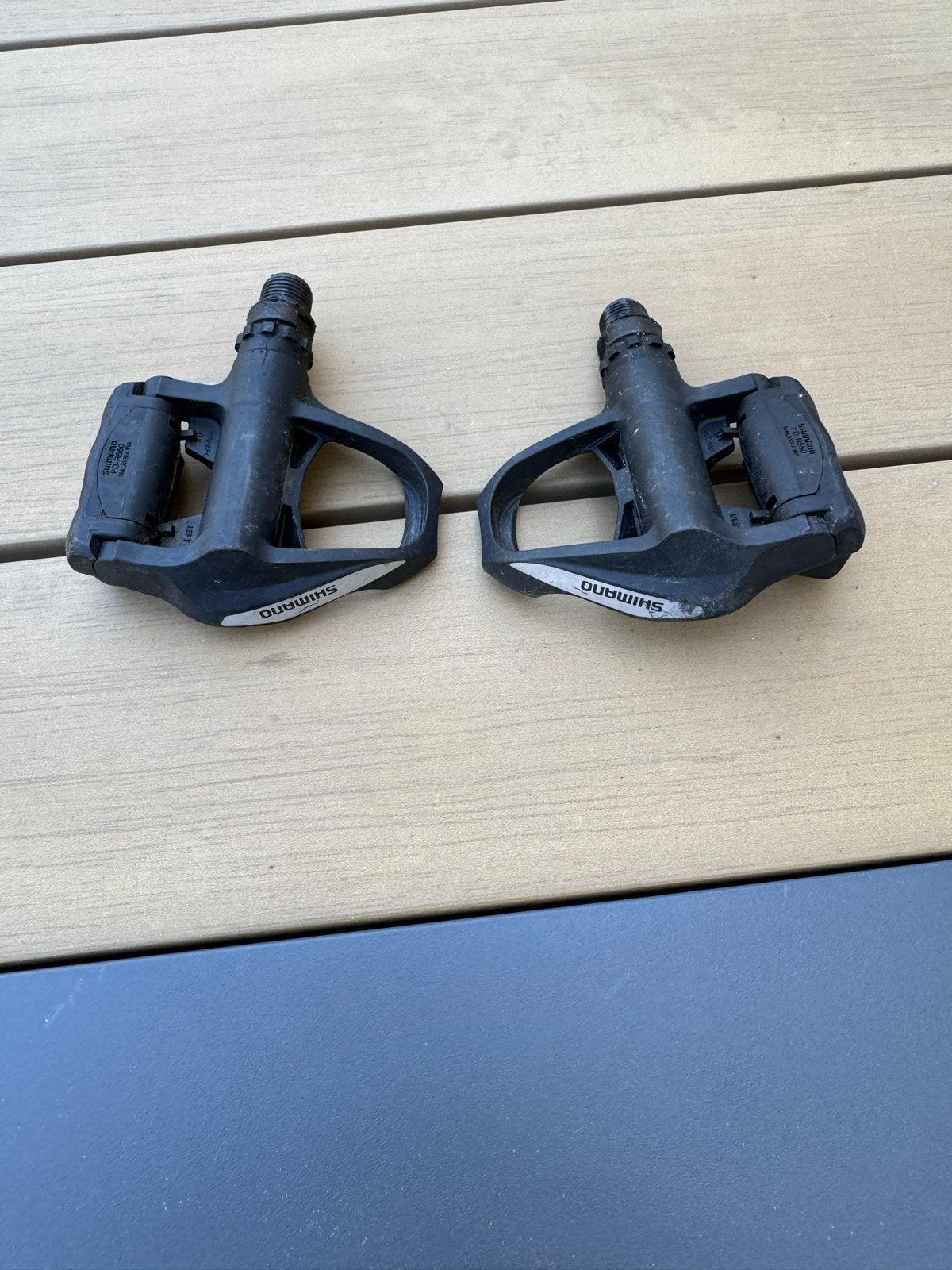 Shimano PD-R550 SPD-SL Racefiets Pedalen, Fietsen en Brommers, Fietsonderdelen, Crankstel of Pedalen, Gebruikt, Kunststof, Ophalen of Verzenden
