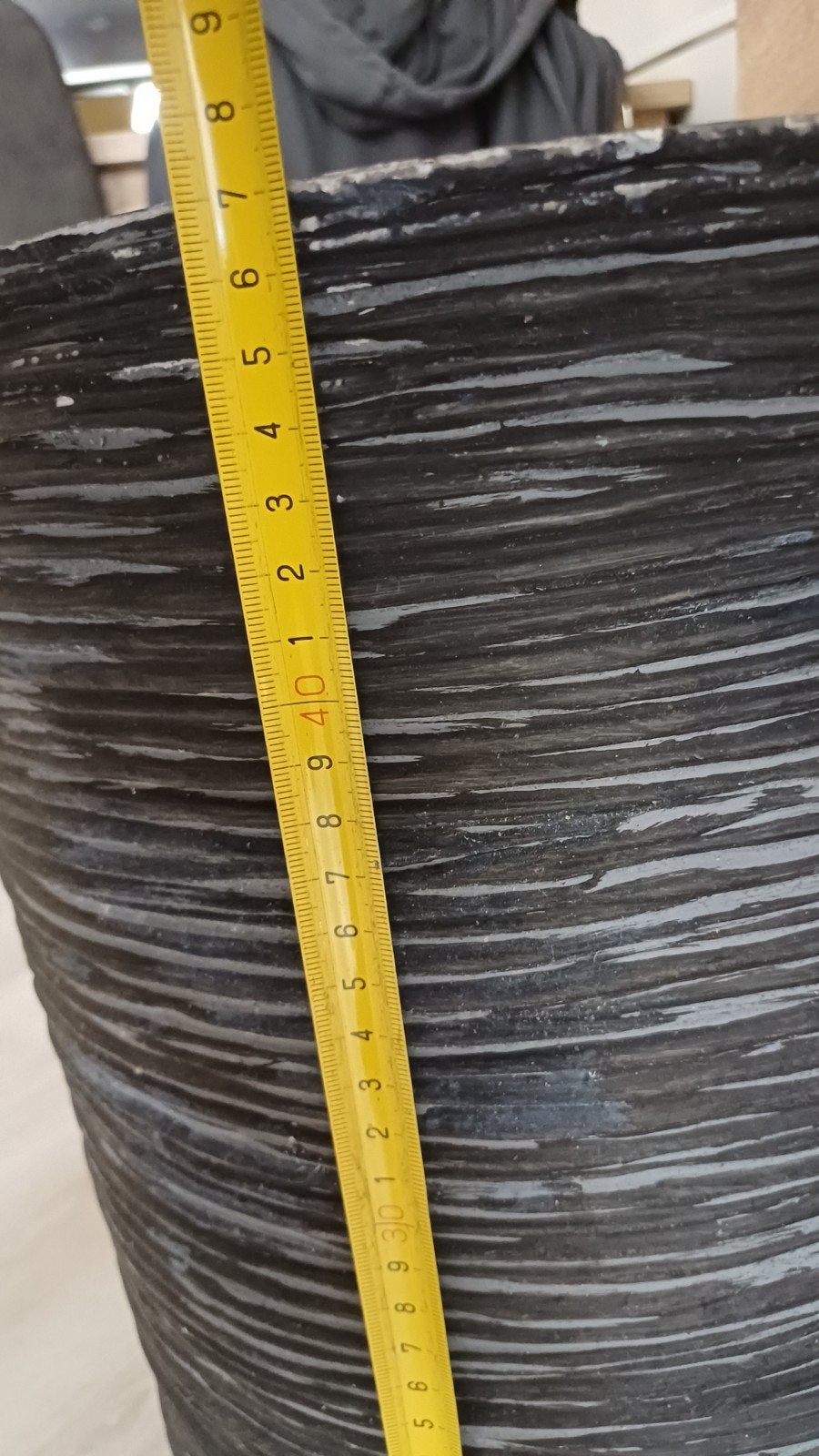 Hoge bloempot van Capi Europe, Overige materialen, Rond, Binnen, 40 tot 70 cm