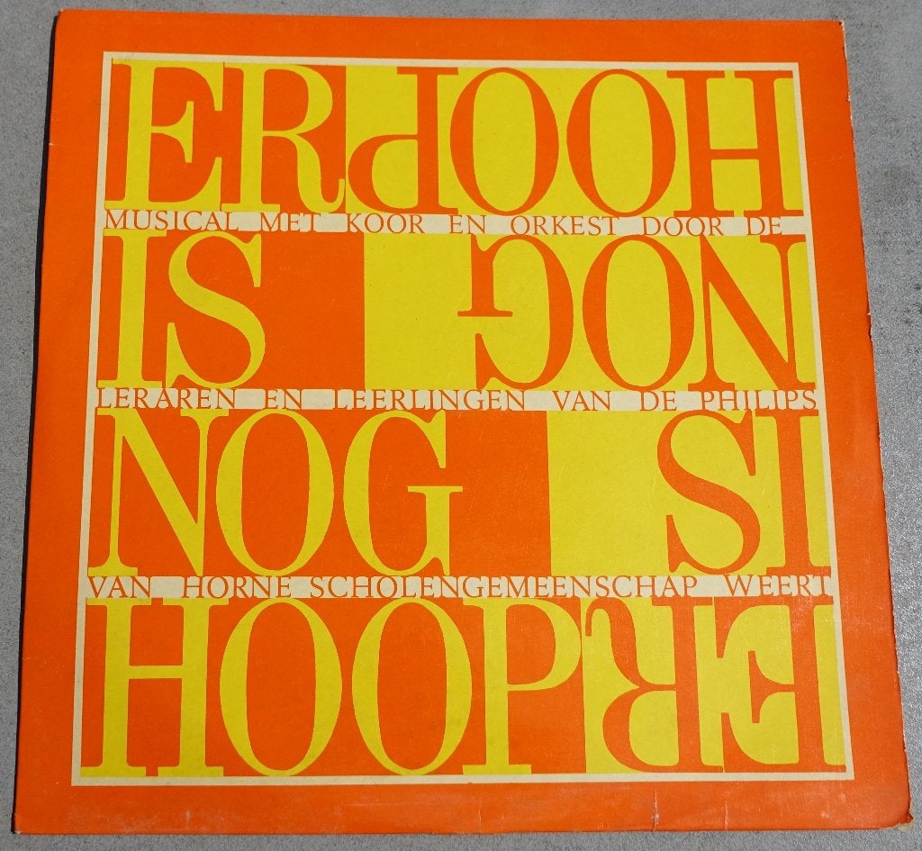Er is nog hoop  Musical Philips van Horne Scholengemeenschap, LP, Fotohoes, Ophalen of Verzenden, Zo goed als nieuw